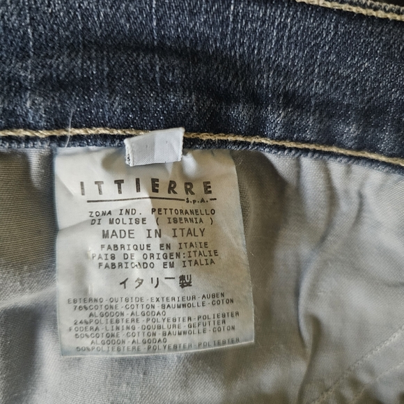 Versace Vintage Floral Embroidered Jeans Size 32 - Picture 9 of 11